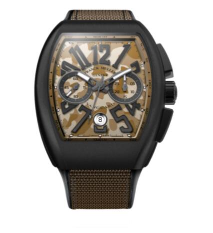 (image for) Franck Muller Vanguard Camouflage Chronograph Replica Watch V 45 CC DT CAMO NR TT-BN